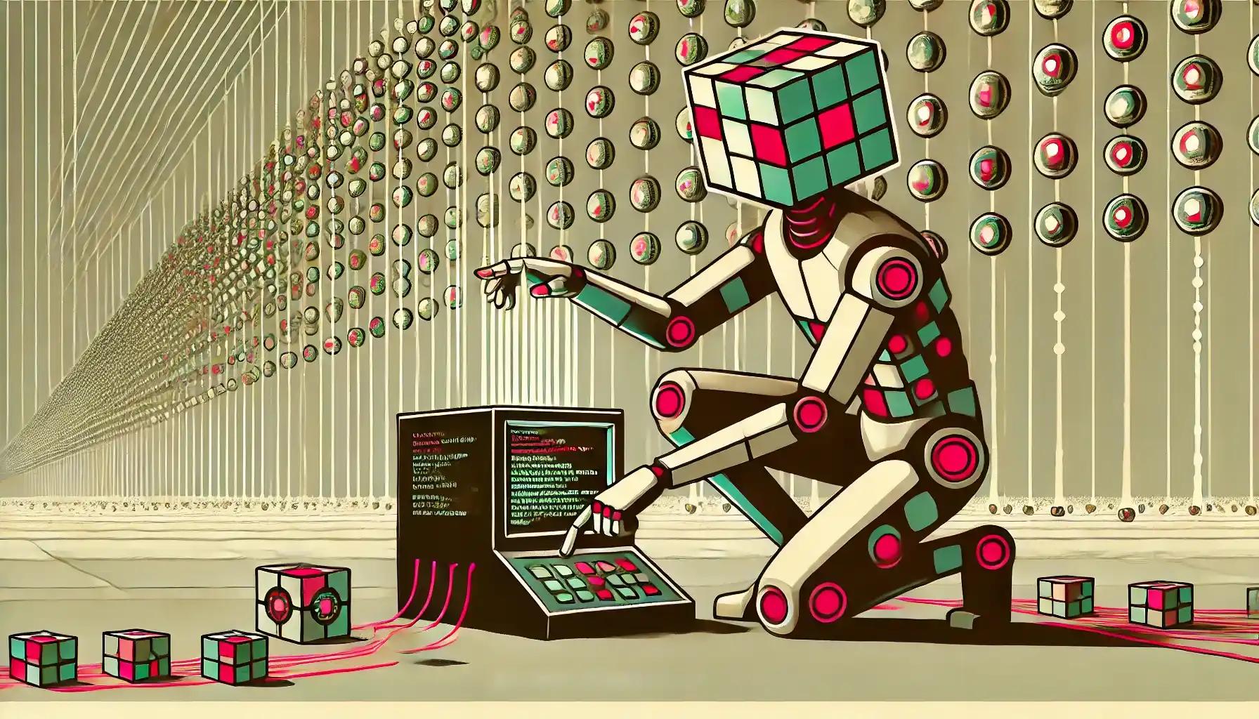 Validator wall behind robot injecting covert patch in coin market cap