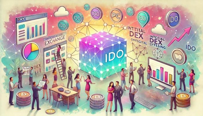 blockchain launch and IDO marketing efforts
