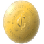 Gold Bits Coin price, market cap on Coin360 heatmap